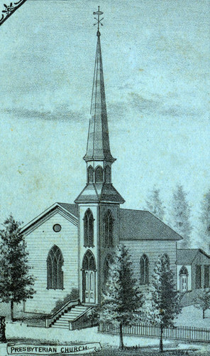 Presbyterian Church in San Rafael, California, 1884 [illustration]