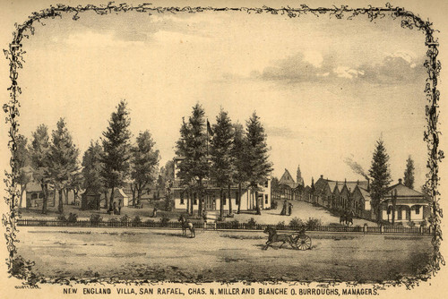 New England Villa in San Rafael, California, 1884 [illustration]