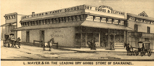 L. Mayer and Co., San Rafael, California, 1884 [illustration]