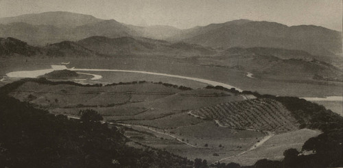 Panoramic view of proposed Santa Venetia neighborhood, San Rafael, California, 1914 [photograph]