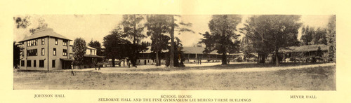 Panoramic view of the Hitchcock Military Academy grounds, 1912-1913, San Rafael, California [leaf]