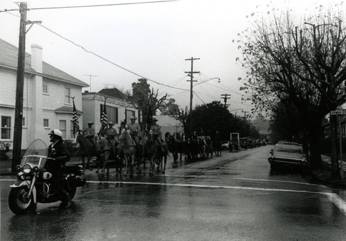 The relocation of San Domenico School for Girls, from the Dominican campus in San Rafael, to the new location in Sleepy Hollow, December 11, 1965 [photograph]