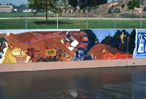 Great Wall of Los Angeles: detail: 1880 Frontier California