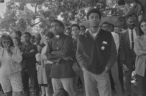 Audience, Free Huey Rally, at DeFremery Park, Oakland, CA, #8 from A Photographic Essay on The Black Panthers