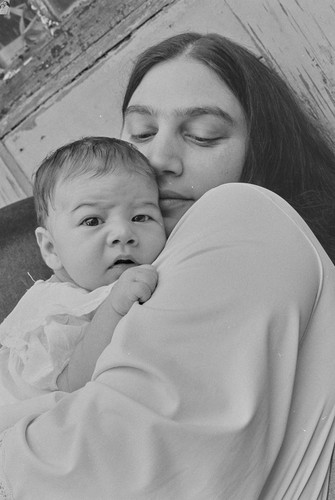 Mother holding daughter, from The Shape of Birth, Mill Valley