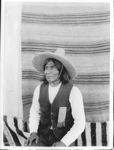 Portrait of Captain Quasula, a Walapai Indian, Kingman, Arizona, 1900