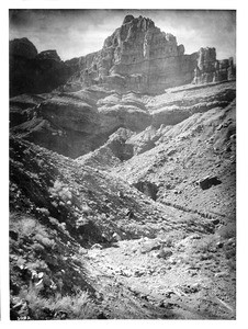 View of the north side of the Grand Canyon from the Shunimo Camp (Bass), ca.1900-1930