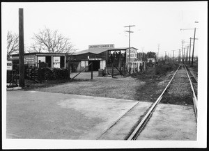 Exterior view of the Anawalt Lumber Company on the southeast corner of Pico and Sepulveda Boulevard, 1934