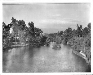 Hollenbeck Park lake, Los Angeles