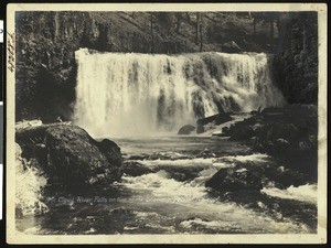 McCloud River Falls on the line of the Southern Pacific Railroad in Oregon