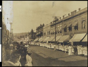 A view of a parade, Oregon