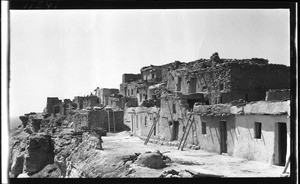 Exterior view of the collective Hopi pueblo of Walpai