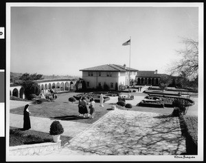 Mount St. Mary's College campus, showing St. Joseph's Hall (Science and Administration Building)