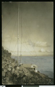 Exterior view of the wireless telegraph station in Avalon