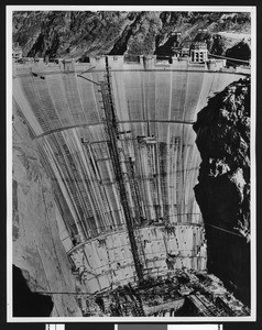 Construction of Boulder Dam, ca.1930