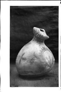 Indian cliff dweller pottery jug, 1895