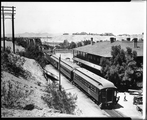 Southern Pacific railroad station in Yuma, Arizona, ca.1935