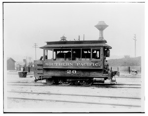 Southern Pacific Railroad locomotive number twenty, ca.1895