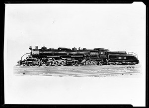 View of a locomotive engine