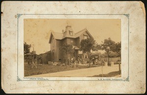 Exterior view of the E.C. Shipley residence, 1888