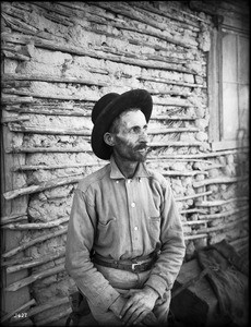 Portrait of Pete Maguire, a prospector of the Colorado River