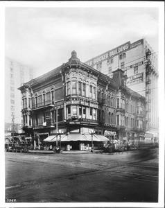 Bank of Italy Building on the northwest corner of Seventh Street and Olive Street, Los Angeles, 1921