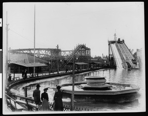 Chutes Park (later Horsley Park), an amusement park in Los Angeles, ca.1906