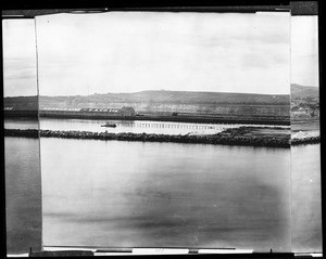 Panorama of Point Fermin, the outer harbor and Timms Point at the San Pedro Harbor, ca.1905