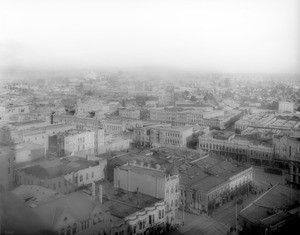 Panoramic view of Los Angeles, looking northeast from court house, ca.1900