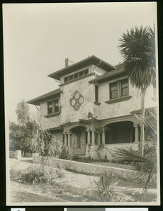 Exterior view of the Altadena residence of William E. Smith, ca.1900