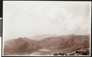 Panoramic view from the summit of Pike's Peak, near Colorado Springs, Colorado