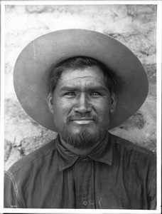 Agua Caliente Indian man, Gabriel Cibinoat, Justice of the Peace and son of Simon Cibanoat, ca.1900