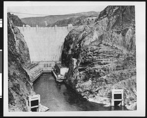 View of Hoover Dam, ca.1940