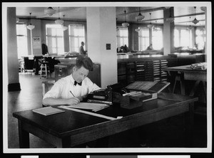 One worker in the Federal Coordinating Division at the Department of Public Works