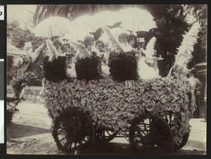 Float at La Fiesta de Los Angeles, ca.1902