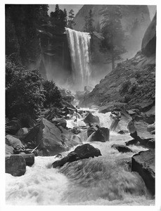 Vernal Falls in Yosemite National Park, 1900-1930