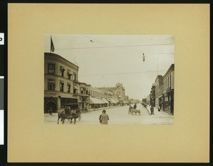 View of State Street in Redlands, ca.1900