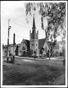 First Congregational Church between Third Street and Hill Streets, ca.1890