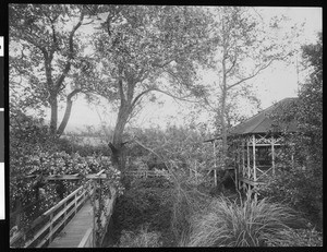 View of Estrada Gardens near San Luis Obispo, ca.1900