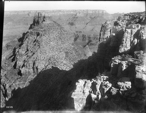 View of Ayers Peak from Hanse Trail, Grand Canyon, Arizona, 1900-1930