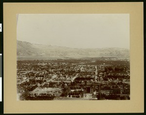 Birdseye view of Riverside from Mount Rubidoux, ca.1900