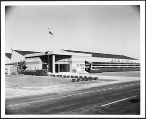 Exterior view of the Parker Aircraft Company Building, 1910-1940