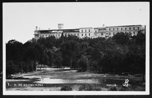 View of Chapultepec Castle in Mexico City