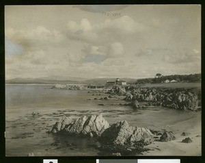 Seacoast view of Lover's Point in Pacific Grove, ca.1900