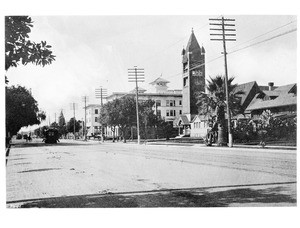 View of Colorado Boulevard looking west, Pasadena, ca.1910