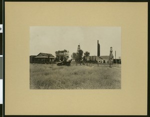 View of the Water Works in Coalinga, 1907