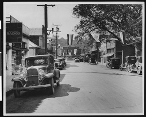 View of Main Street in Placerville, ca.1930