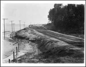 Long Beach's East side Park and the road to San Pedro, ca.1905