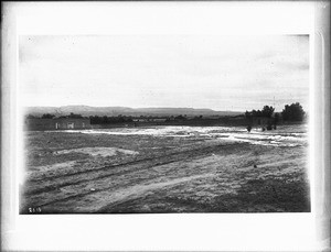 Flood from a cloudburst at Ranchuela, New Mexico, ca.1900