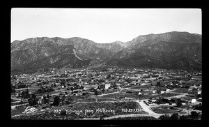 Panoramic view of Tujunga, February 22, 1925